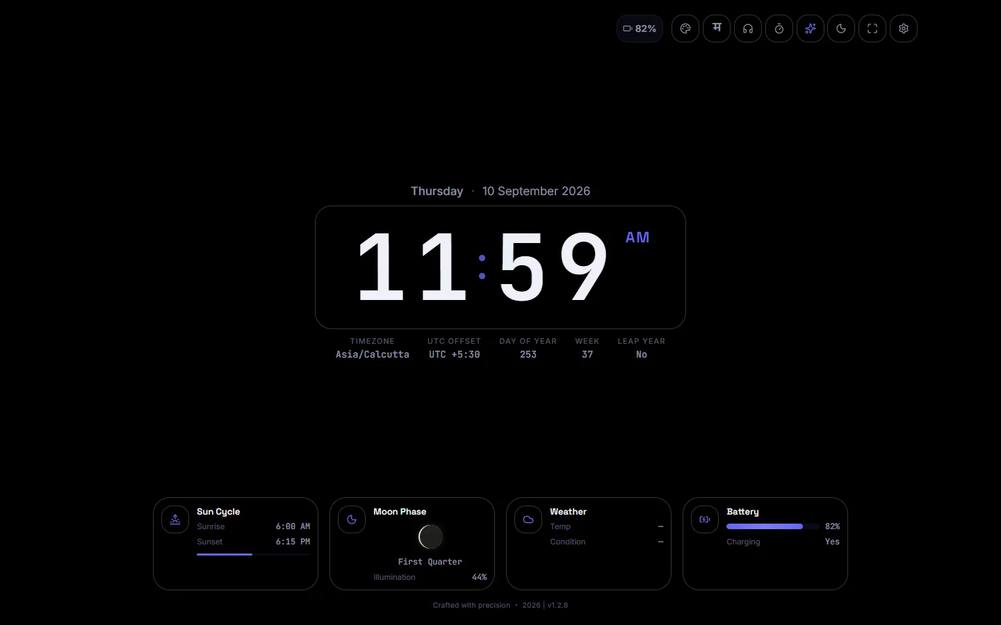 Gaurav Watch — Precision Chronograph & Time Dashboard preview screenshot 2