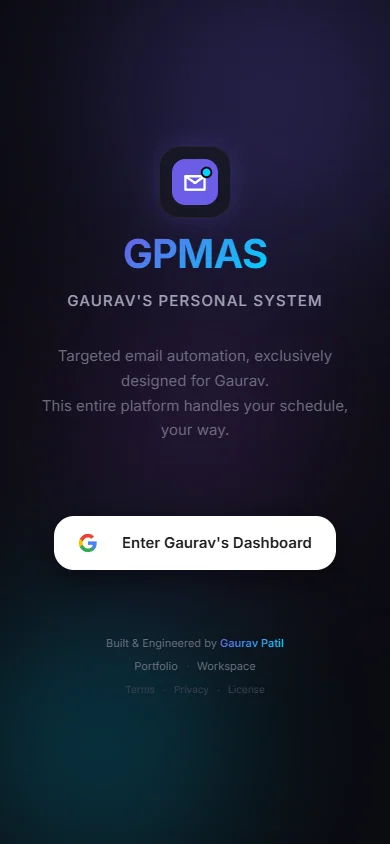 GPMAS — Smart Mail Scheduling & Automation System preview screenshot 4