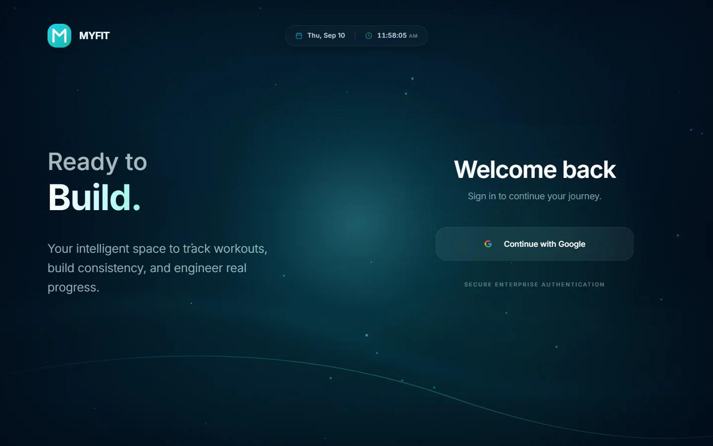 MyFit — Intelligent Workout & Fitness Suite preview screenshot 3