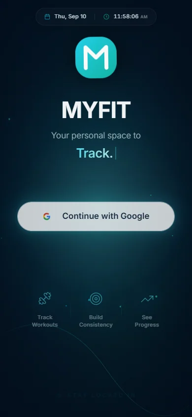 MyFit — Intelligent Workout & Fitness Suite preview screenshot 4